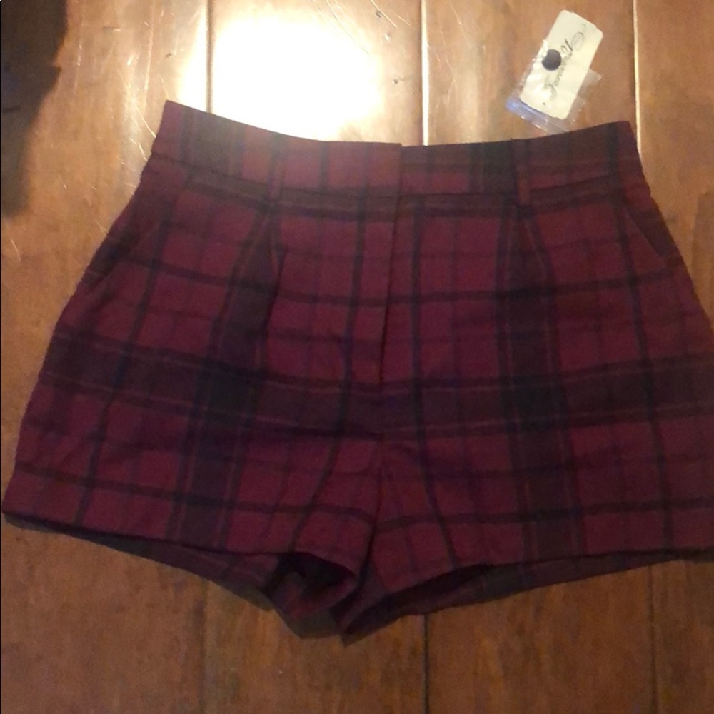 Plaid shorts